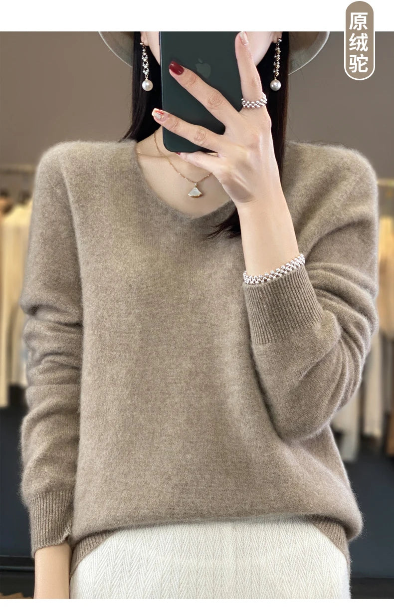 100% pure wool cashmere sweater