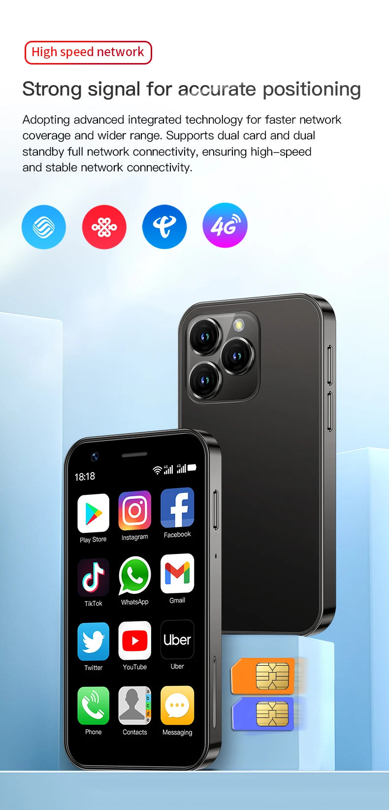 SOYES XS16 Mini 4G LTE Android10.0 Smartphone
