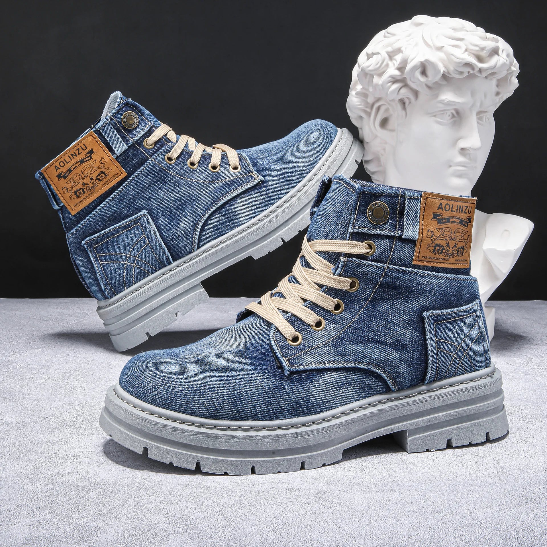 Retro Canvas Boots