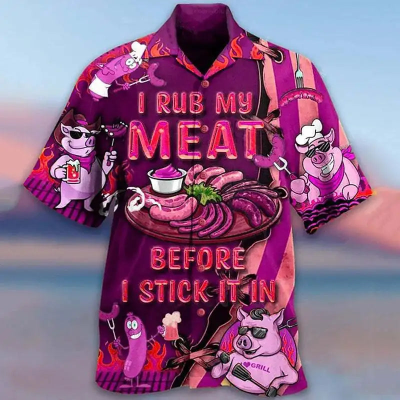 Cartoon 3D Printed shirts