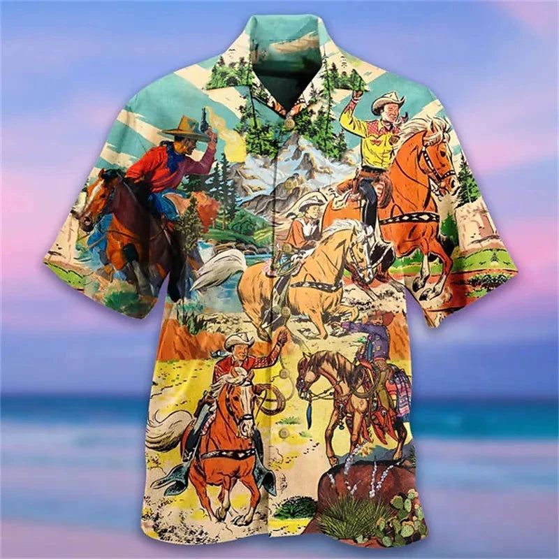Hawaiian Shirts Harajuku