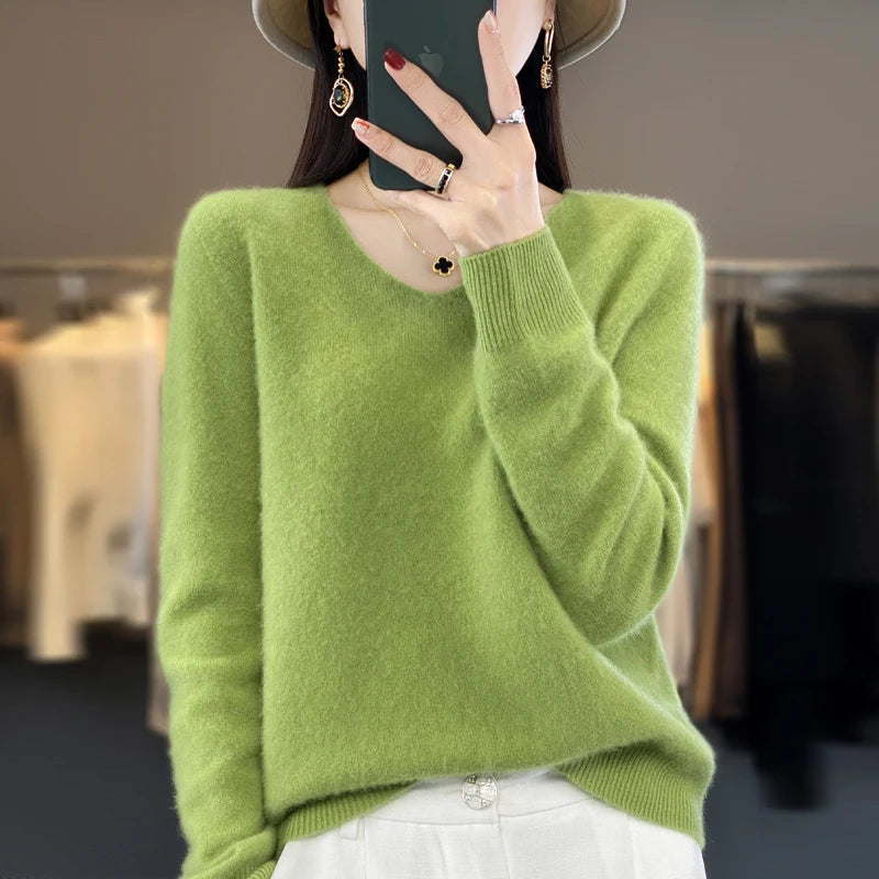 100% pure wool cashmere sweater
