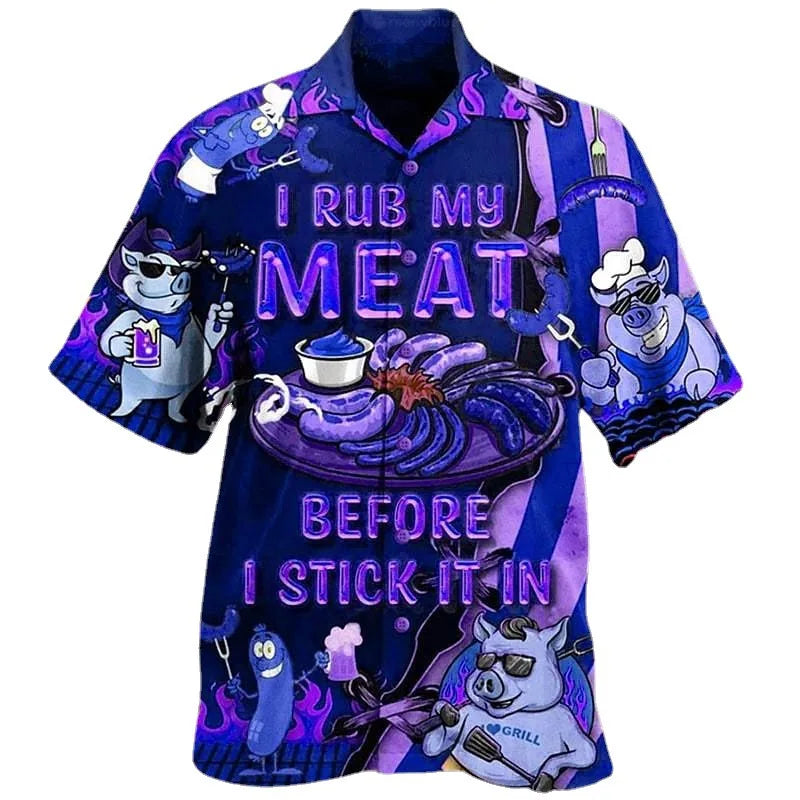 Cartoon 3D Printed shirts