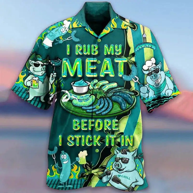 Cartoon 3D Printed shirts