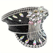 Fantasy Themed Sequin Captain Hat