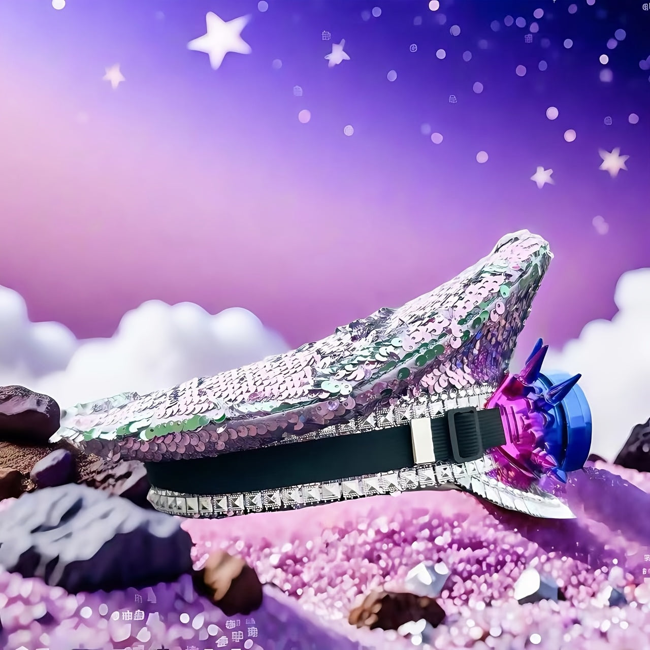 Bling Purple Captain Hat