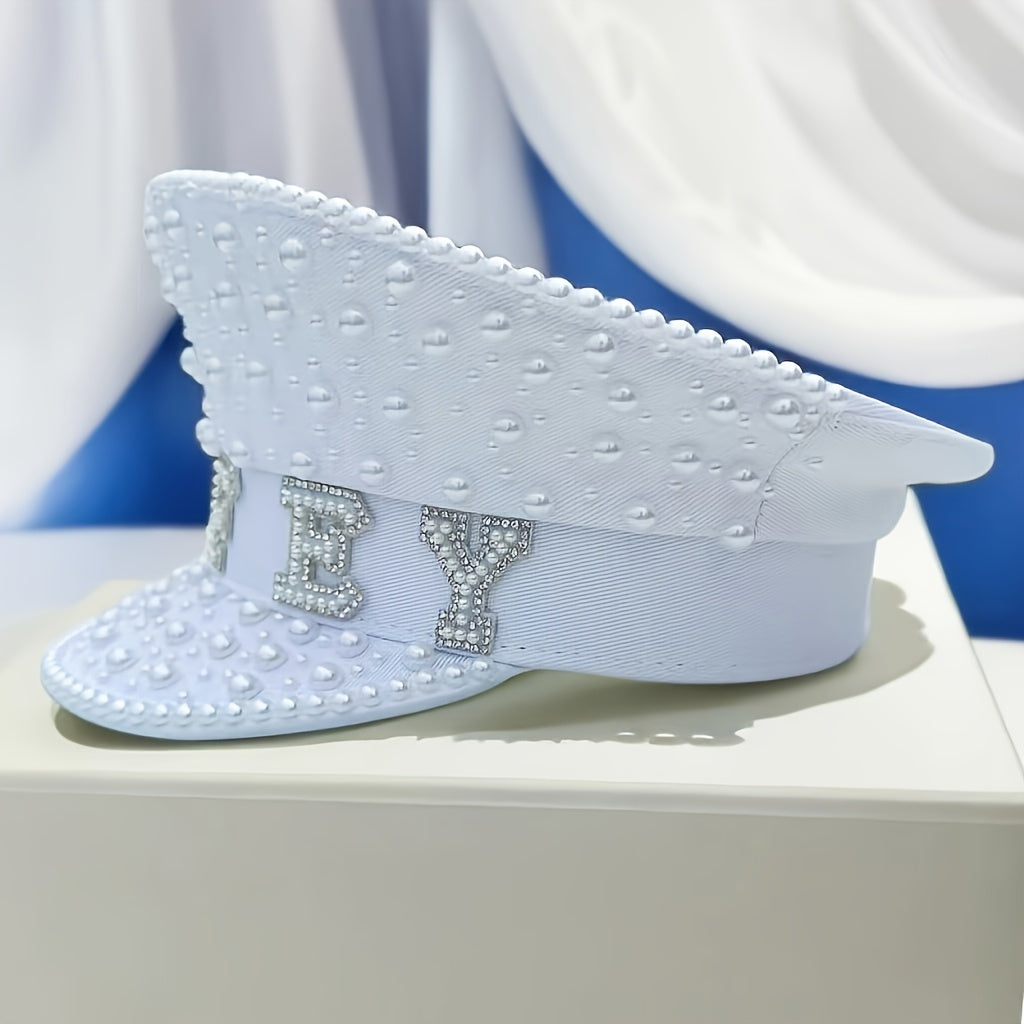 Bling Bride Captain Hat