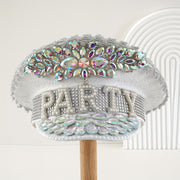 Shiny Rhinestone Sparkly Stage Hat