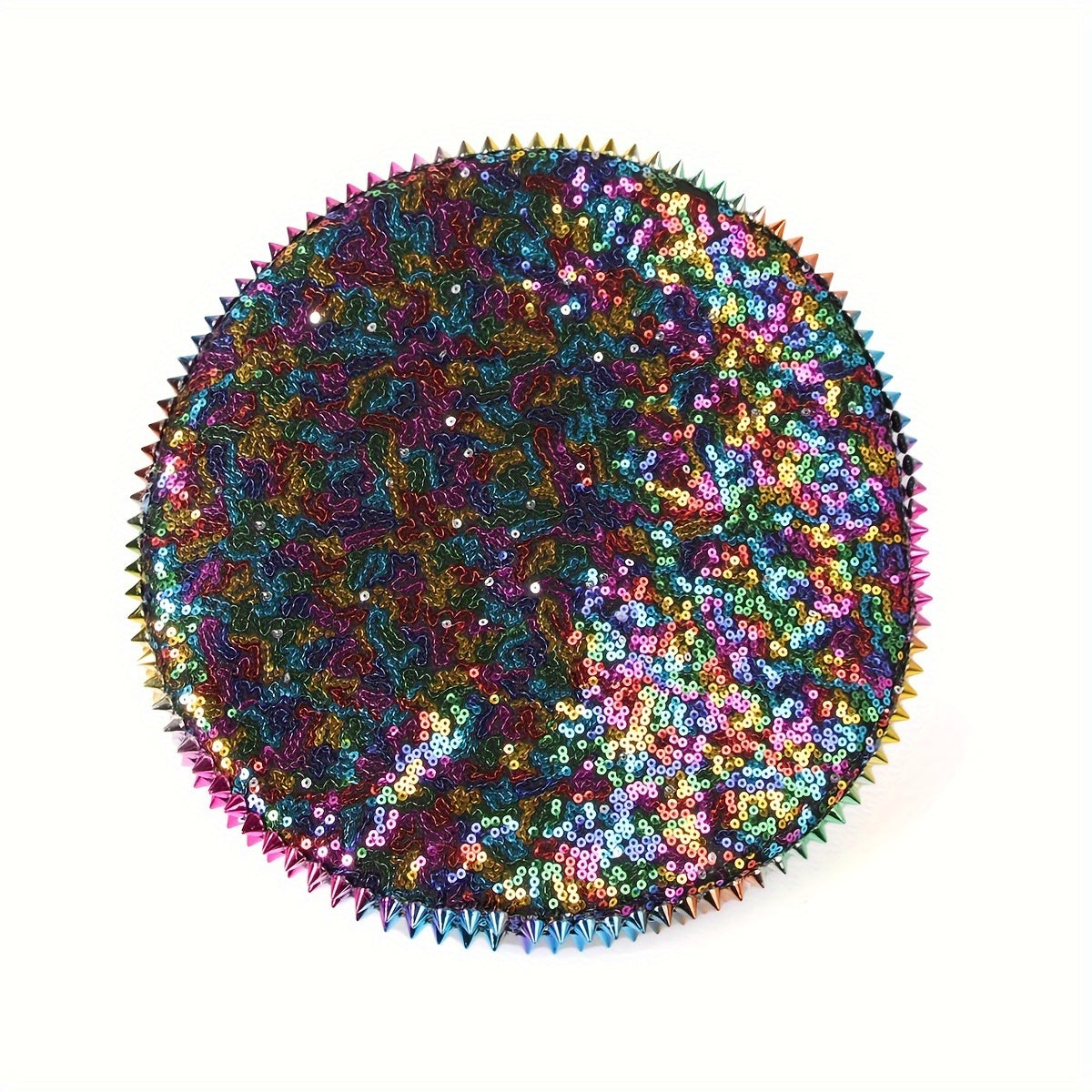 Punk Shiny Sequins Rhinestone Captain Hat