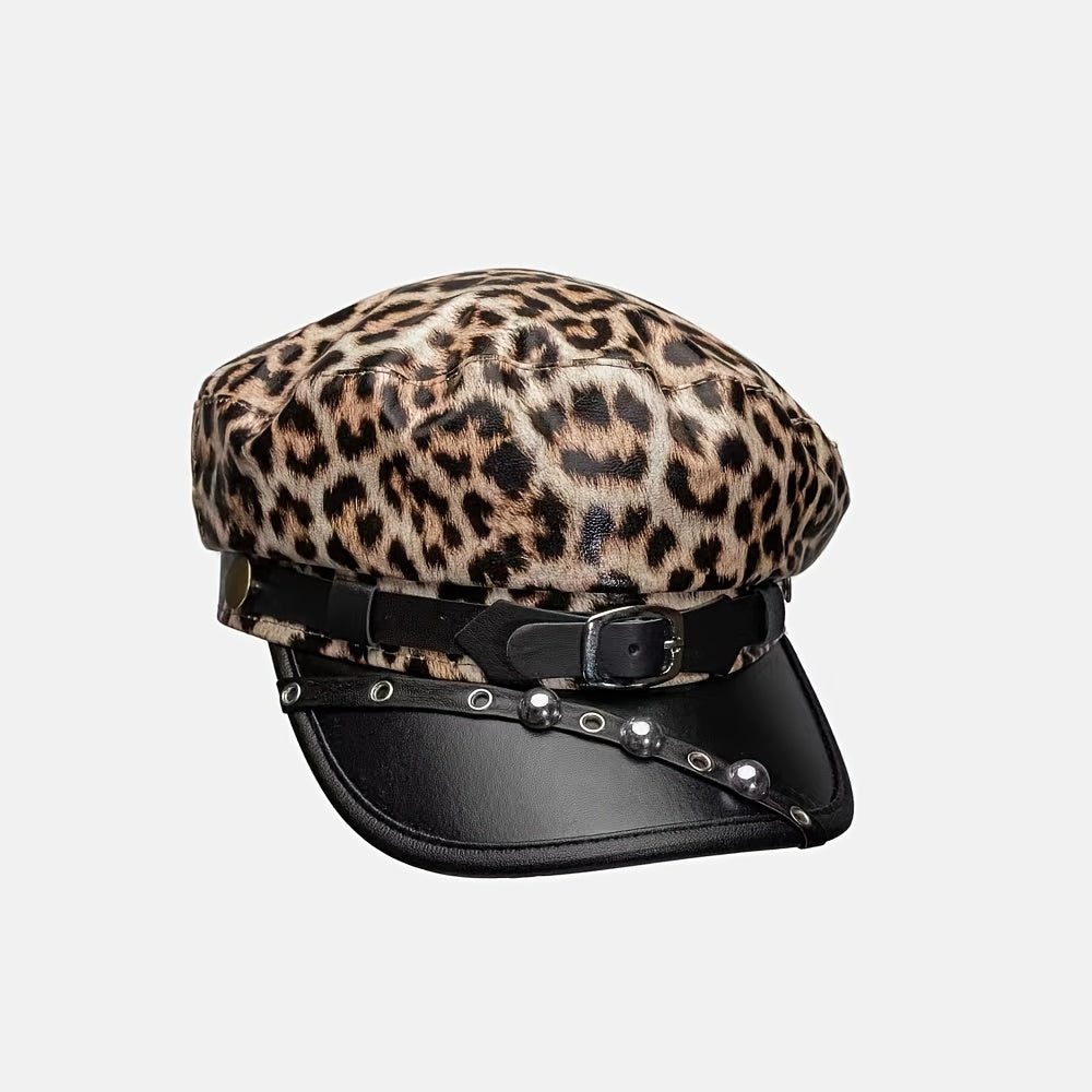 Punk Leopard Print hat