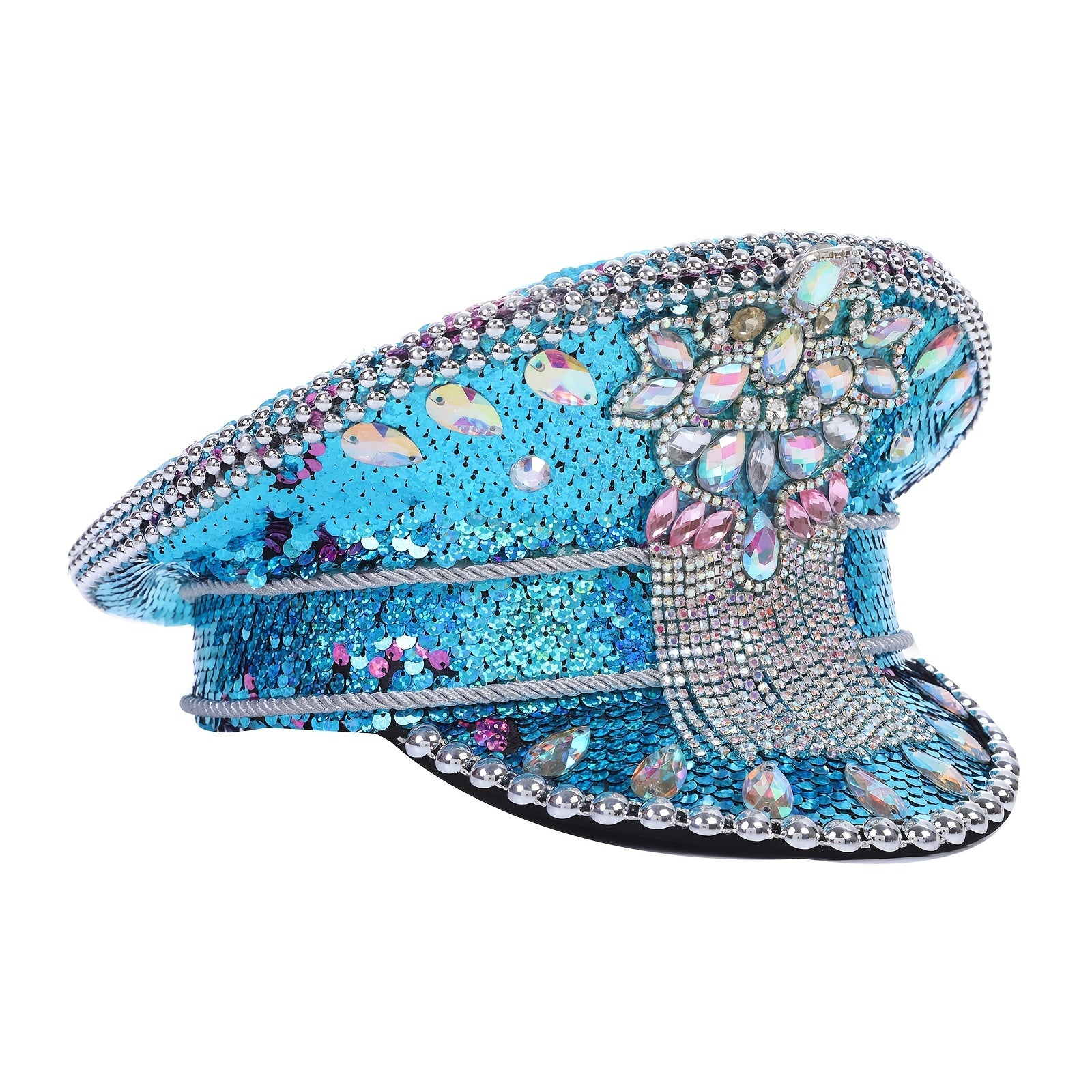 Fantasy Themed Sequin Captain Hat