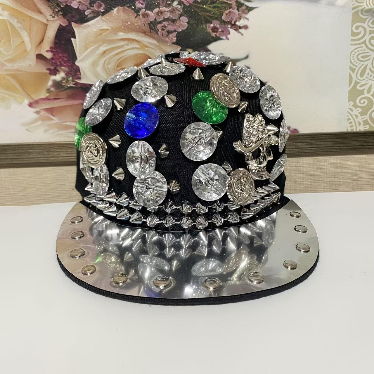 Rhinestone "KING" Baseball Cap