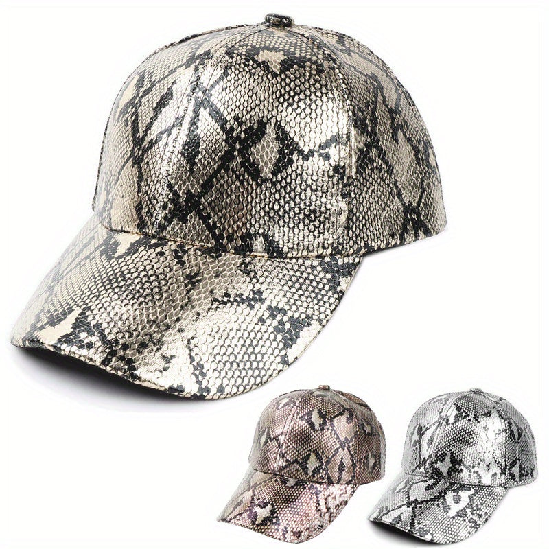 Snake Pattern Baseball Cap