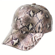 Snake Pattern Baseball Cap