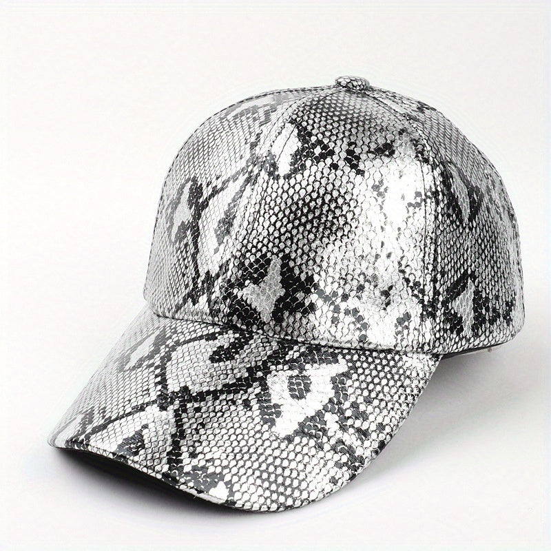 Snake Pattern Baseball Cap