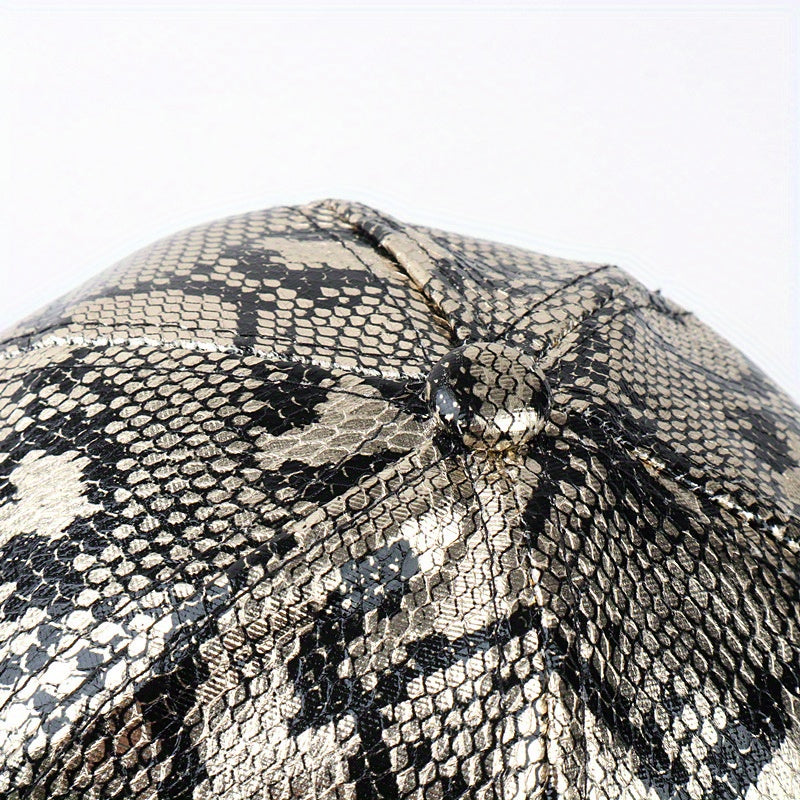 Snake Pattern Baseball Cap