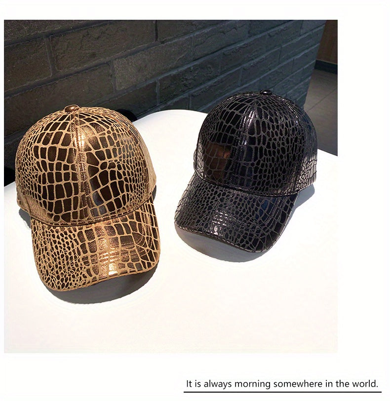 Crocodile Pattern Baseball Caps