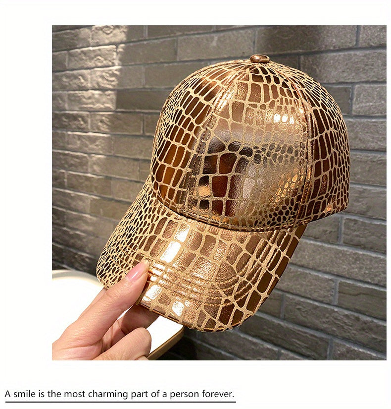Crocodile Pattern Baseball Caps