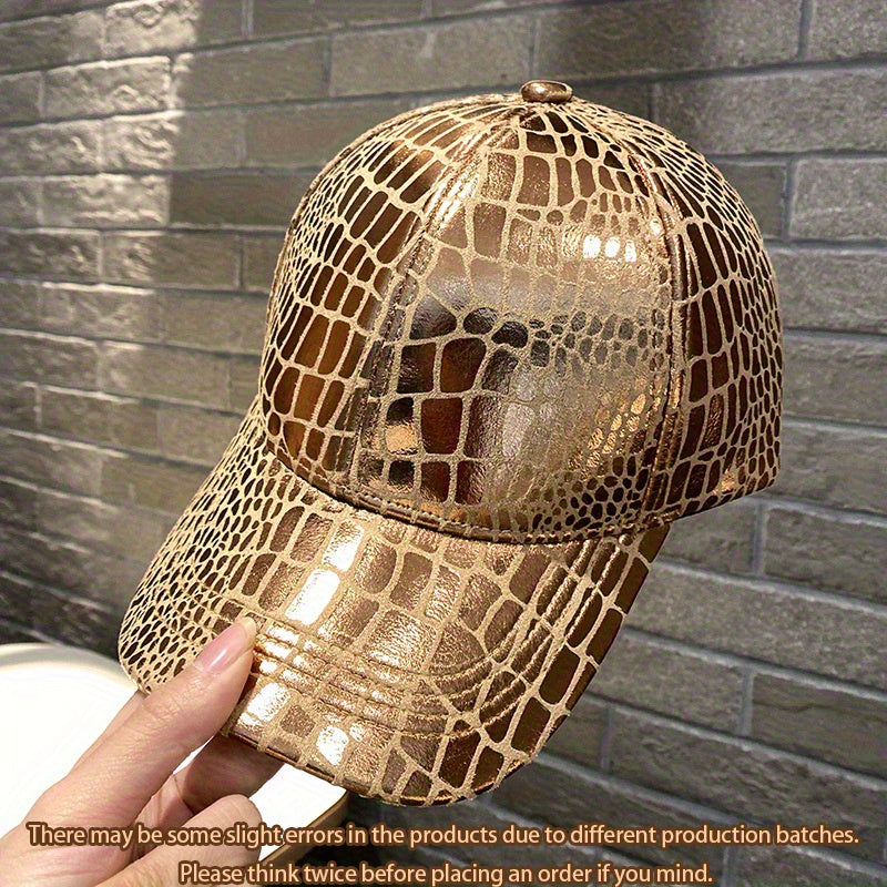 Crocodile Pattern Baseball Caps