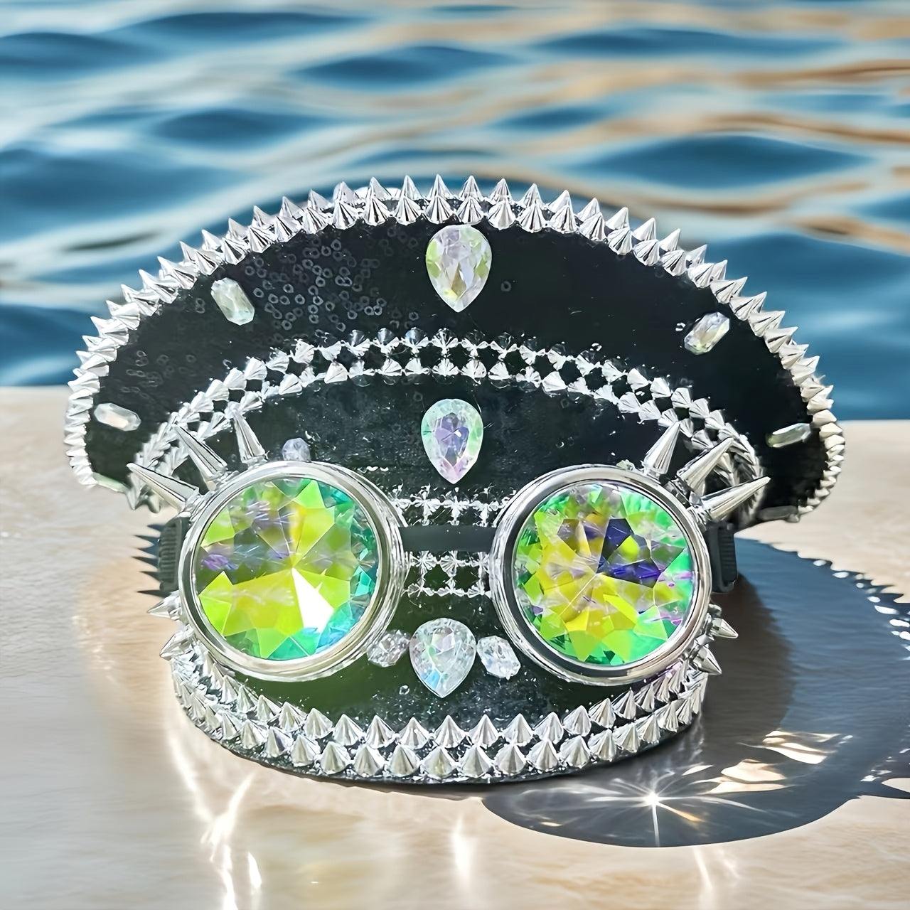 Steampunk Captain Hat with Goggles