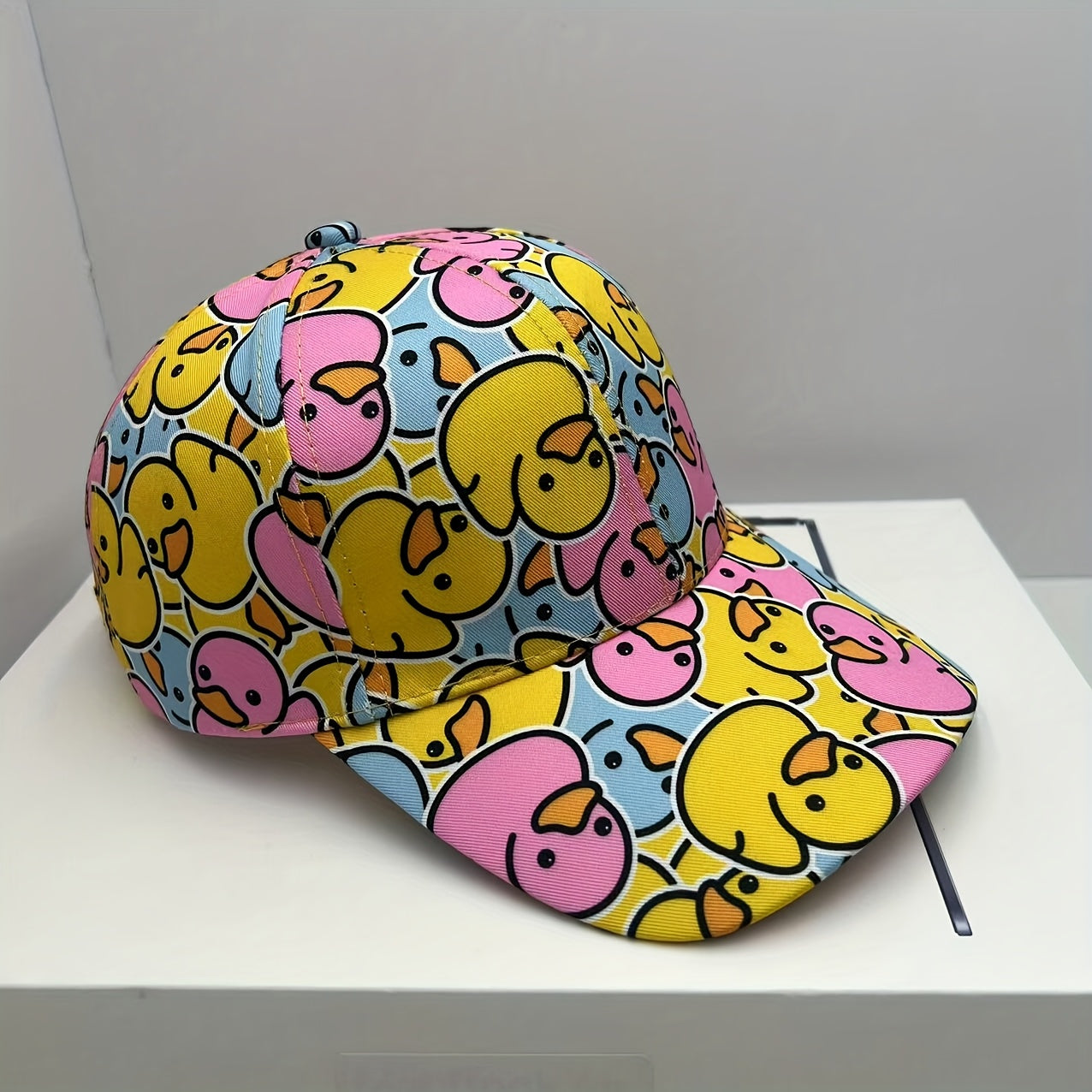 Colorful Duck Print Baseball Cap