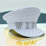 Bling Bride Captain Hat