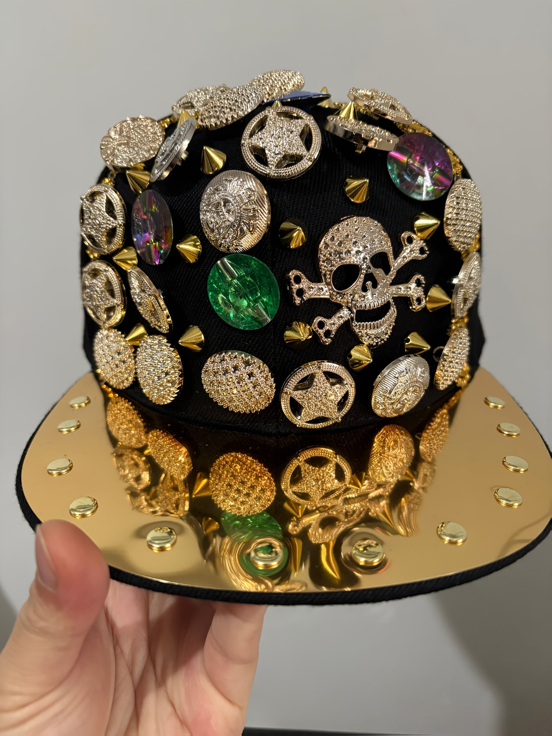 Rhinestone "KING" Baseball Cap