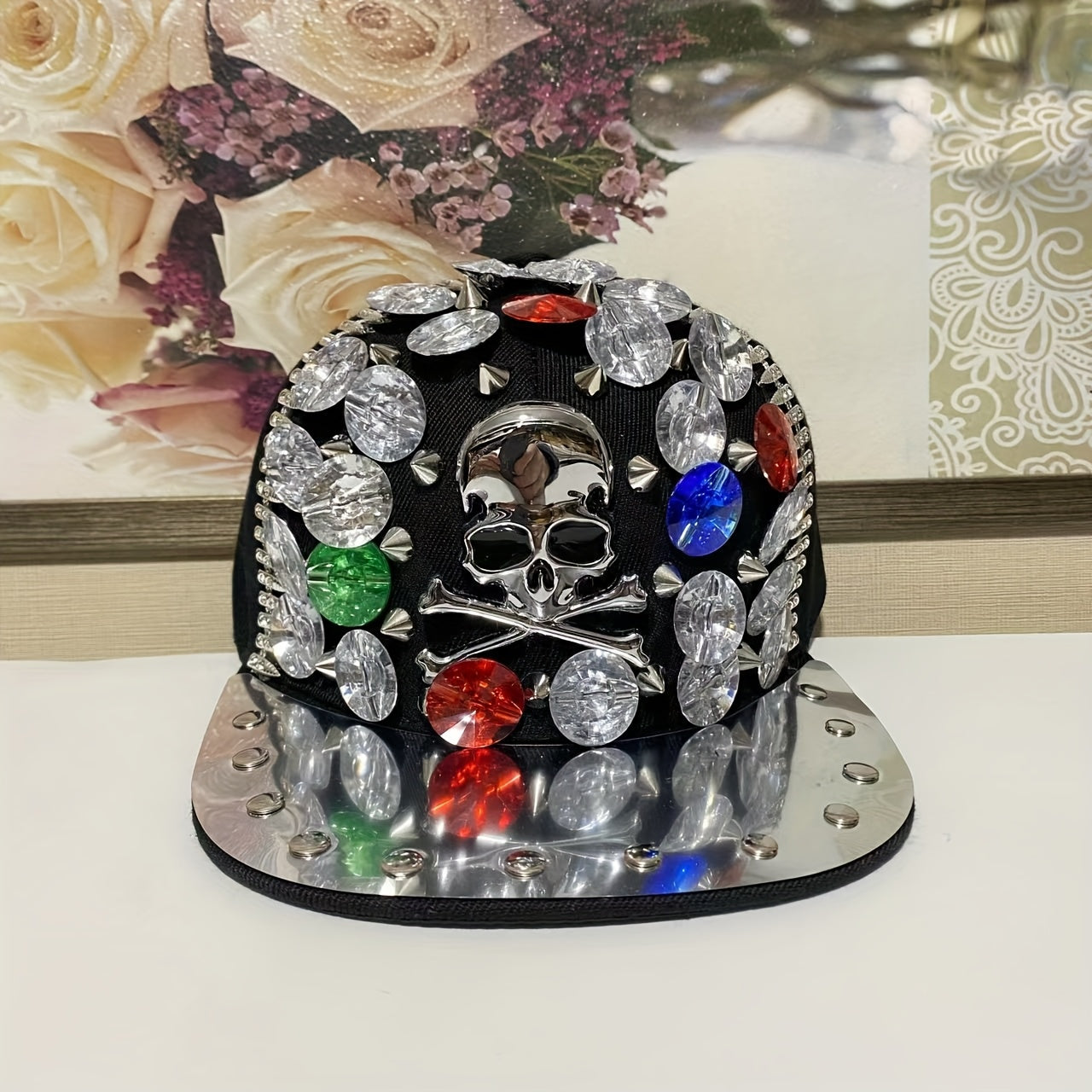 Rhinestone "KING" Baseball Cap