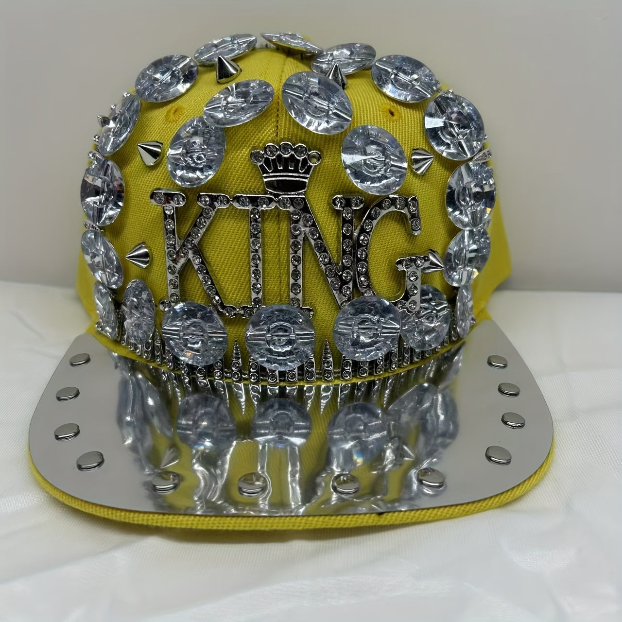 Rhinestone "KING" Baseball Cap