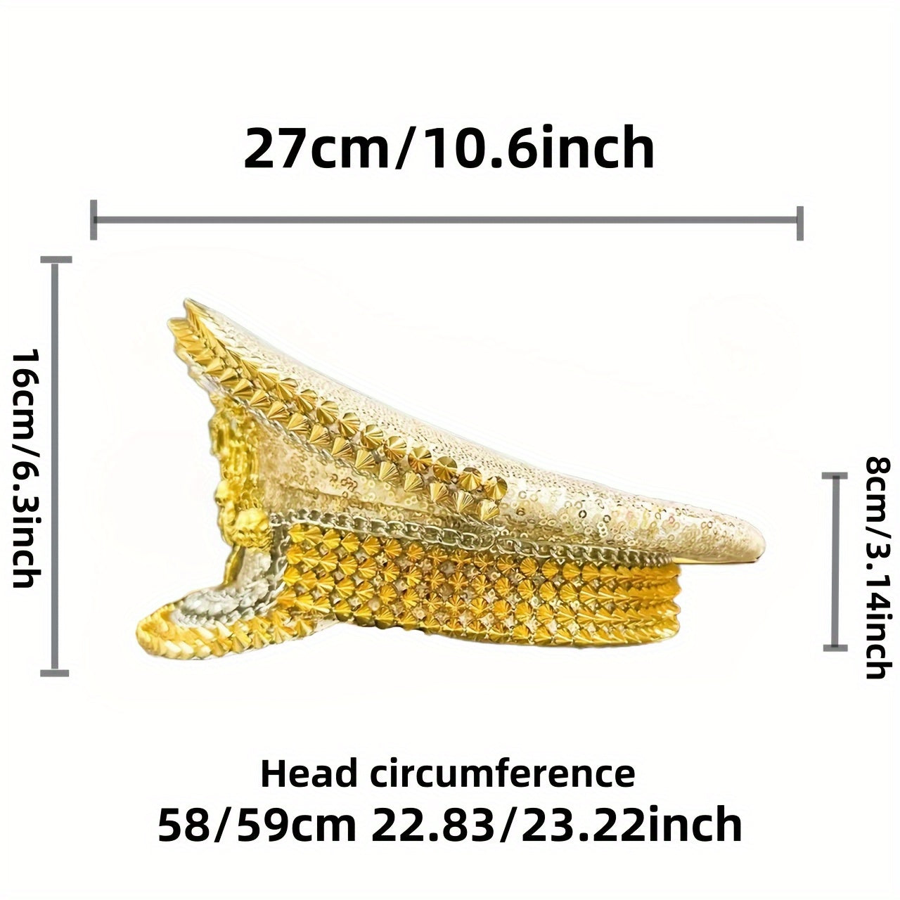 Golden Punk Hat