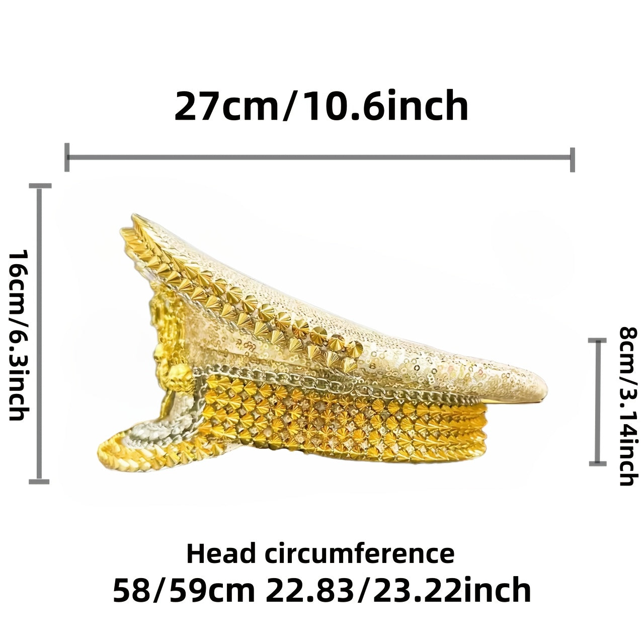 Golden Punk Hat