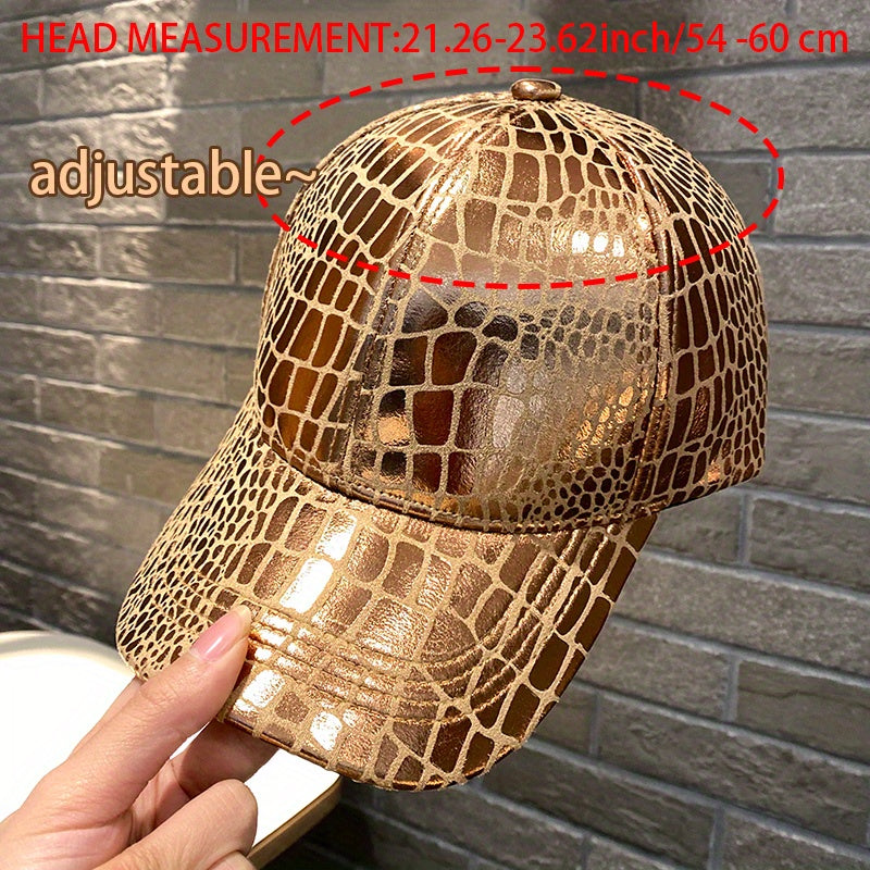 Crocodile Pattern Baseball Caps