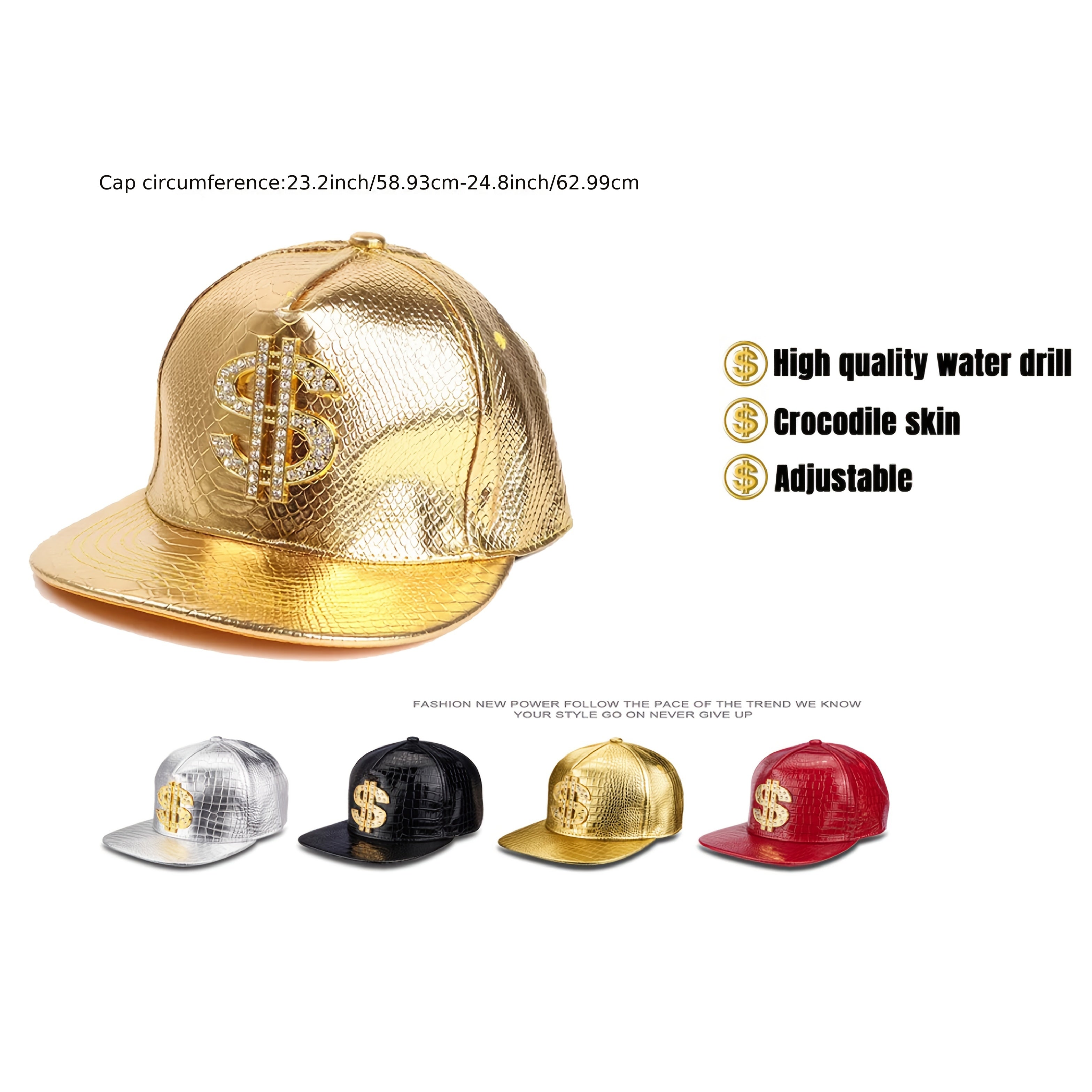 USD Metal Logo Hip Hop Hat