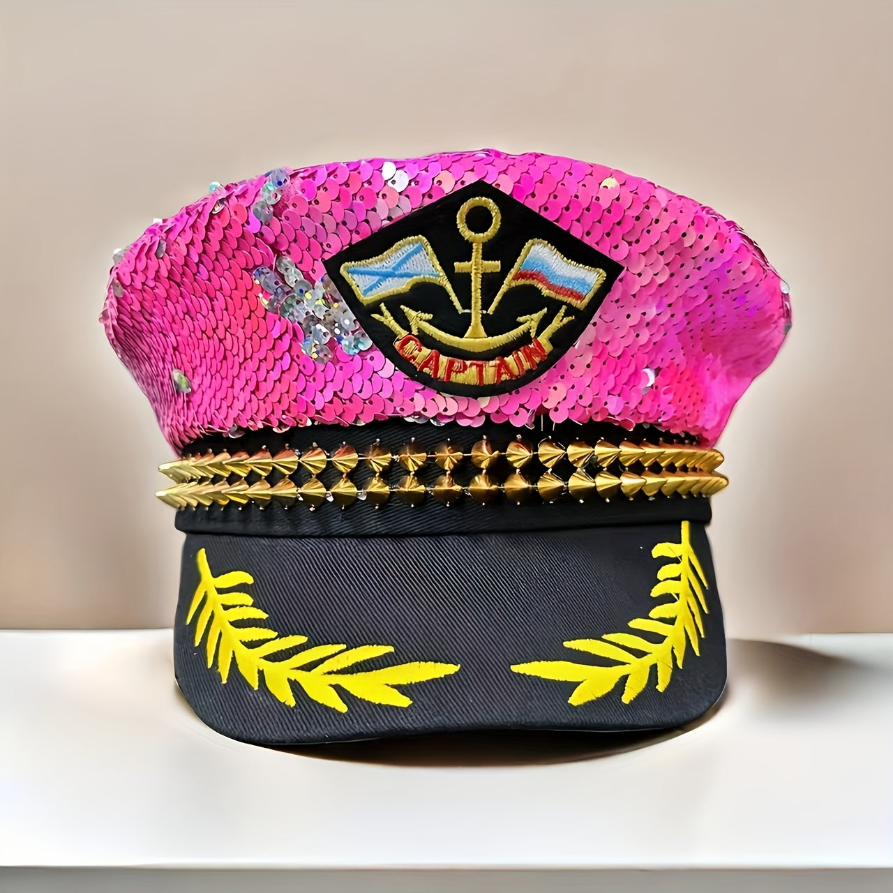 Sequined Captain's Hat