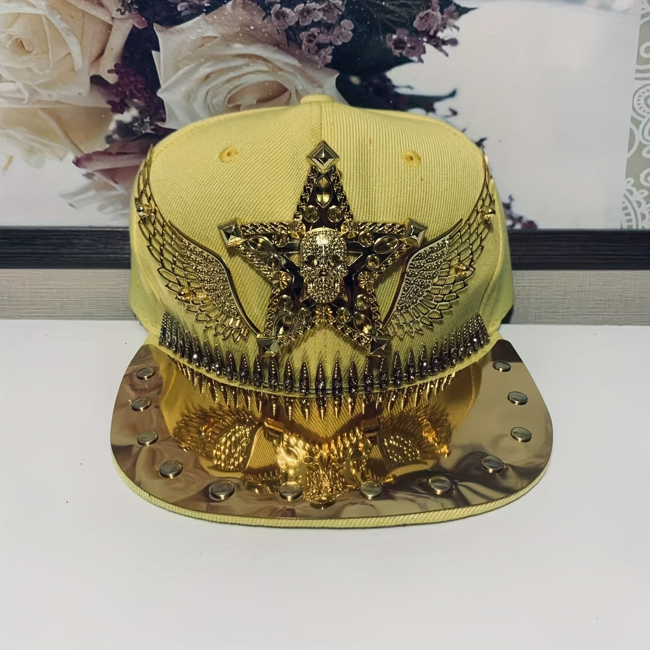 Hip Hop Punk Riveted Baseball Cap