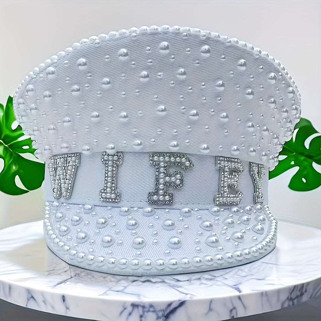 Bling Bride Captain Hat