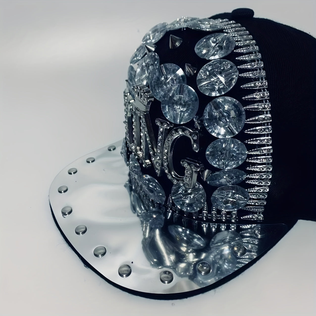 Rhinestone "KING" Baseball Cap