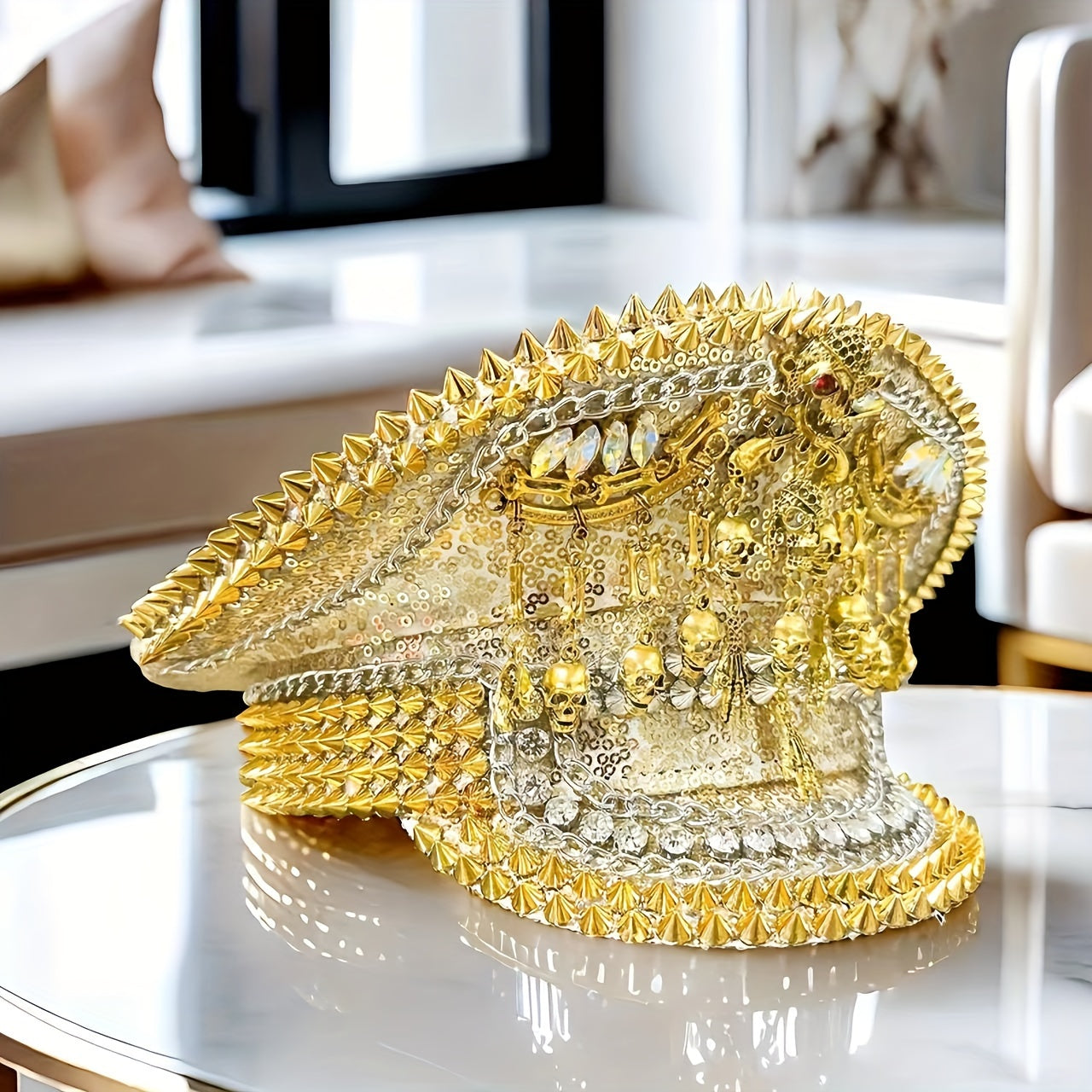 Golden Punk Hat