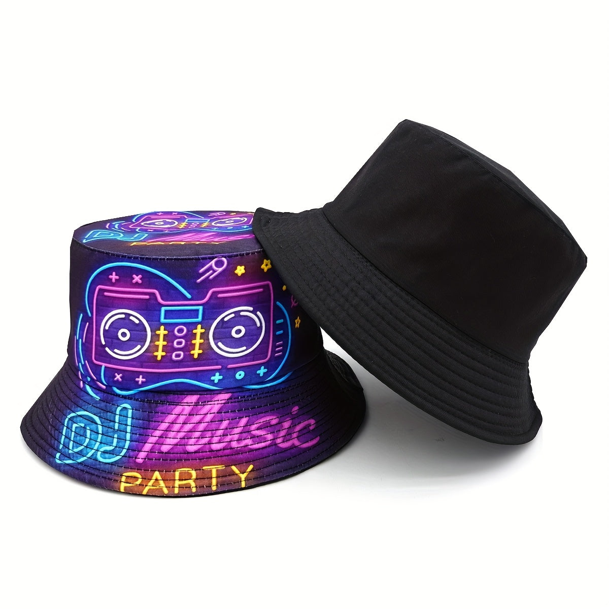 Neon DJ Music Party Hat