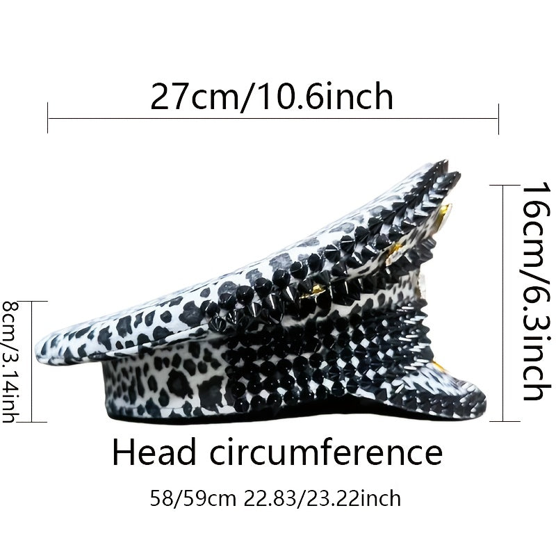 Rhinestone Captain's Hat