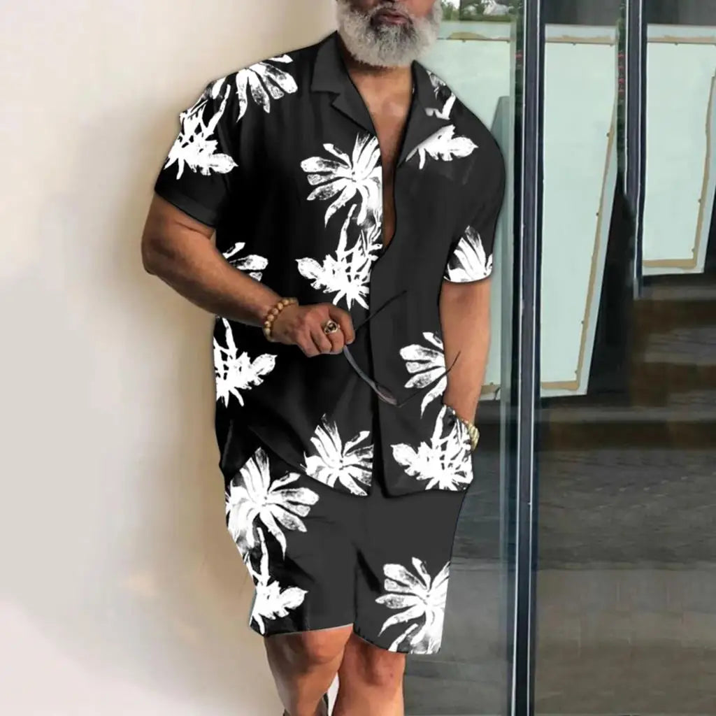 3d Print Coconut Tree shirt & shorts