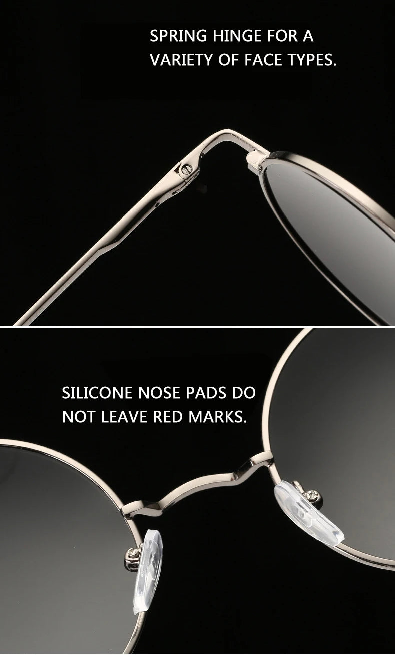 Round Polarized Sunglasses