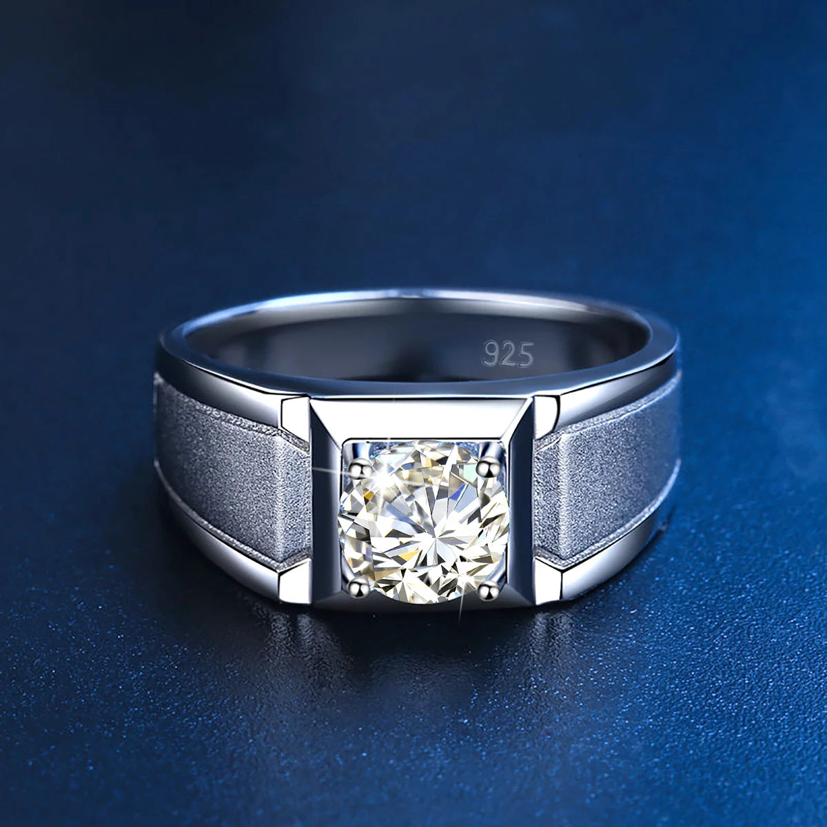 2, 1, 0.5 Carat Moissanite Rings