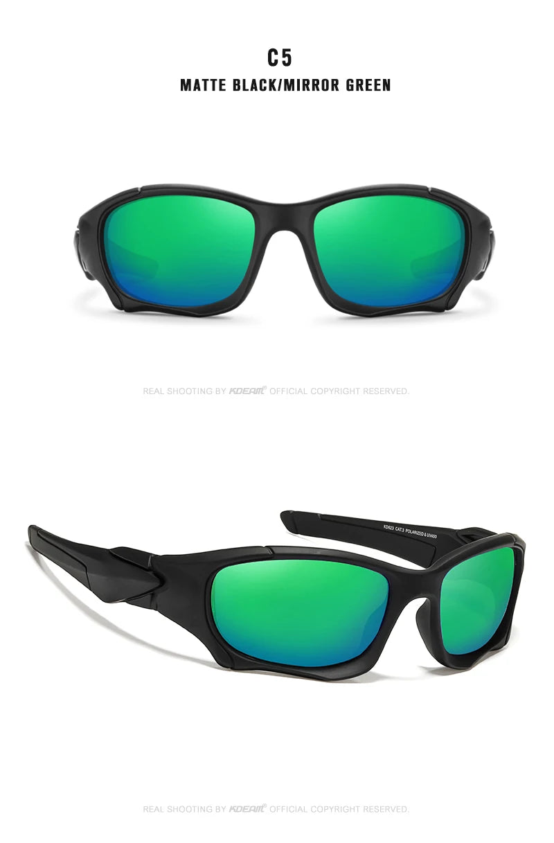 KDEAM Outdoor Sports Polarized Sunglasses