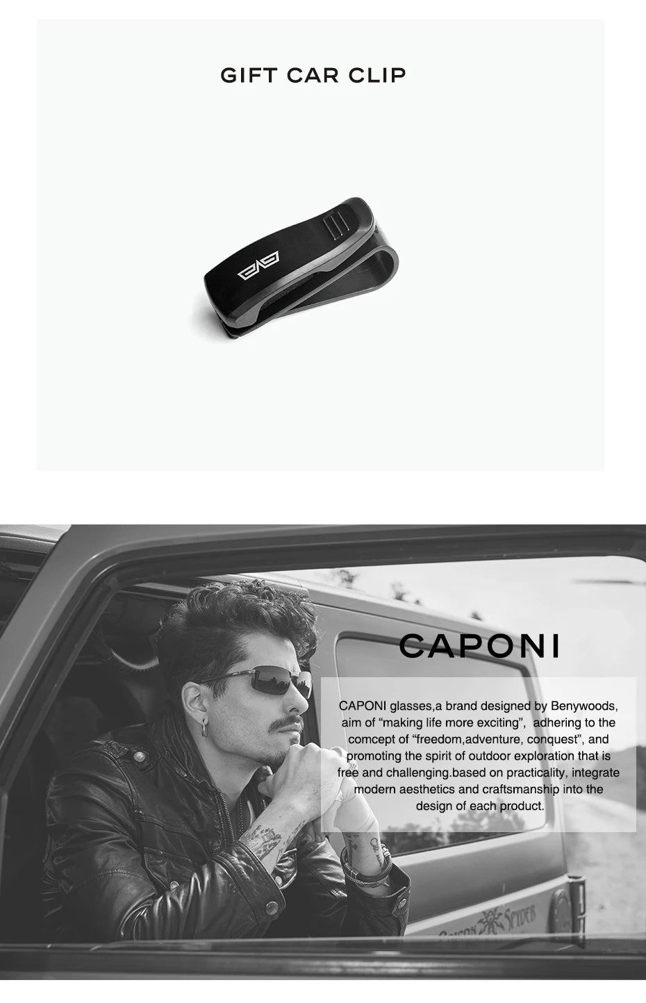 CAPONI Night Vision Sunglass