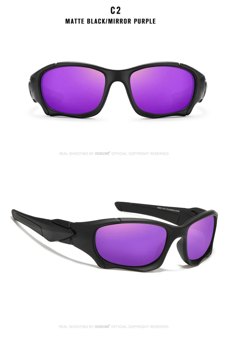 KDEAM Outdoor Sports Polarized Sunglasses