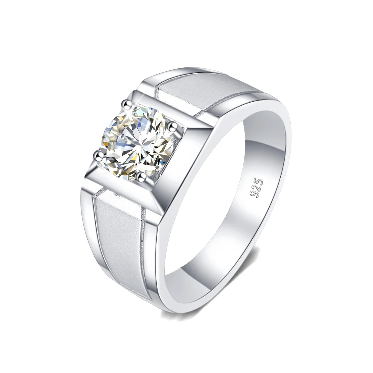 2, 1, 0.5 Carat Moissanite Rings