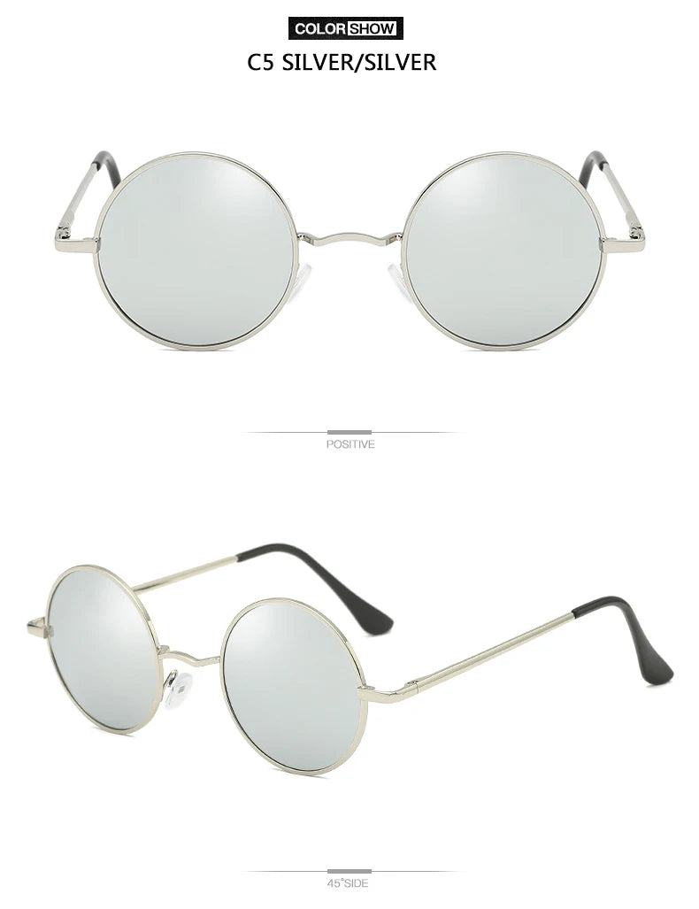 Round Polarized Sunglasses