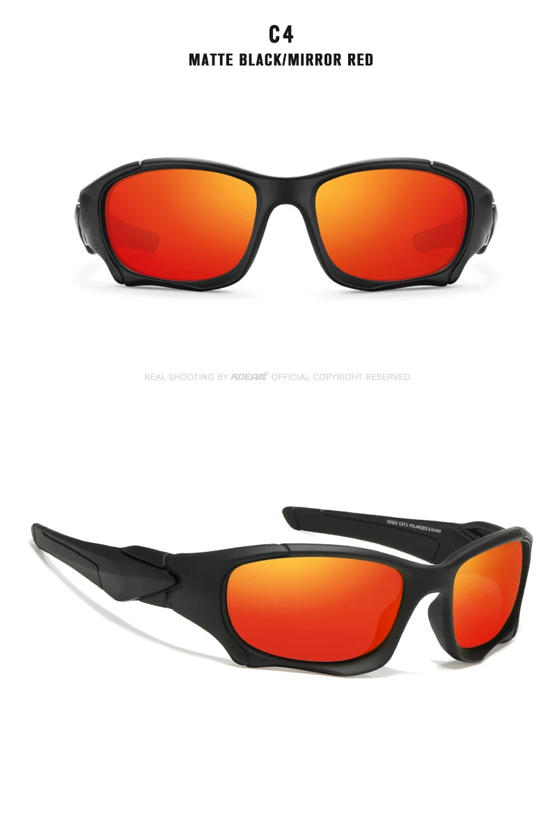 KDEAM Outdoor Sports Polarized Sunglasses