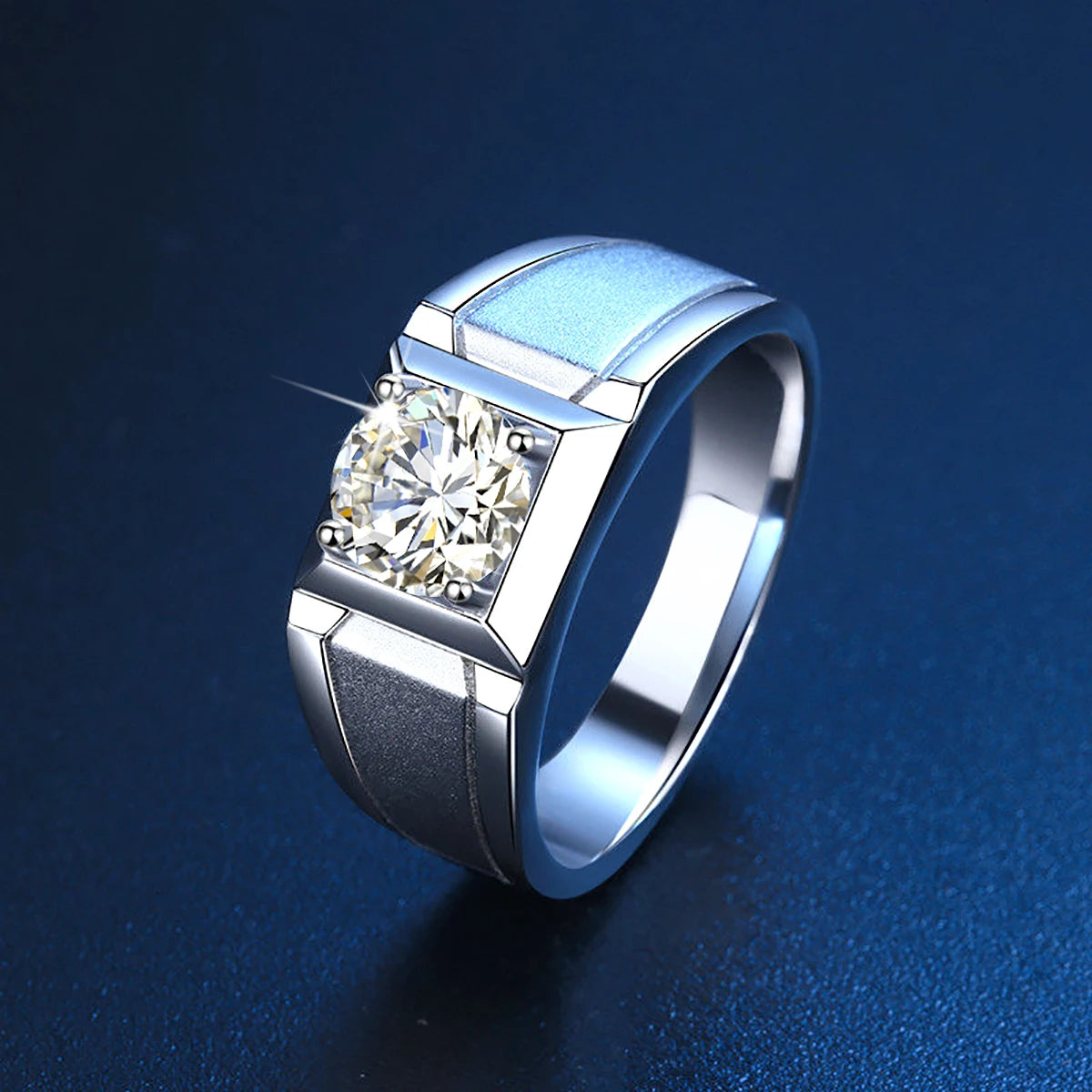 2, 1, 0.5 Carat Moissanite Rings